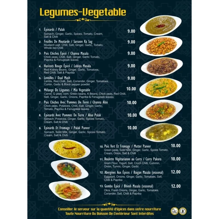 Restaurant menu 786 Restaurant Halal
