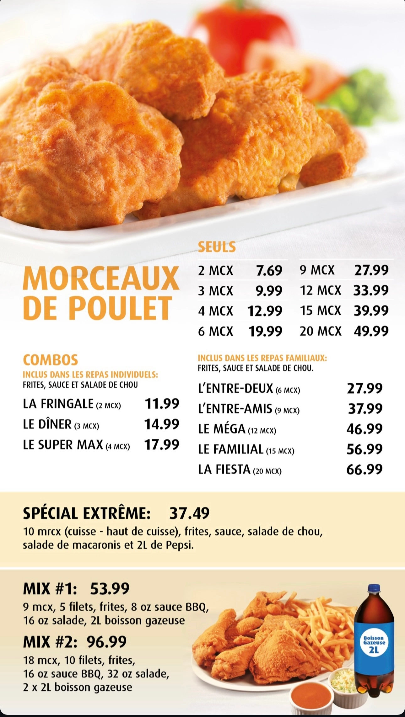 Fritou Côte Vertu menu item 1