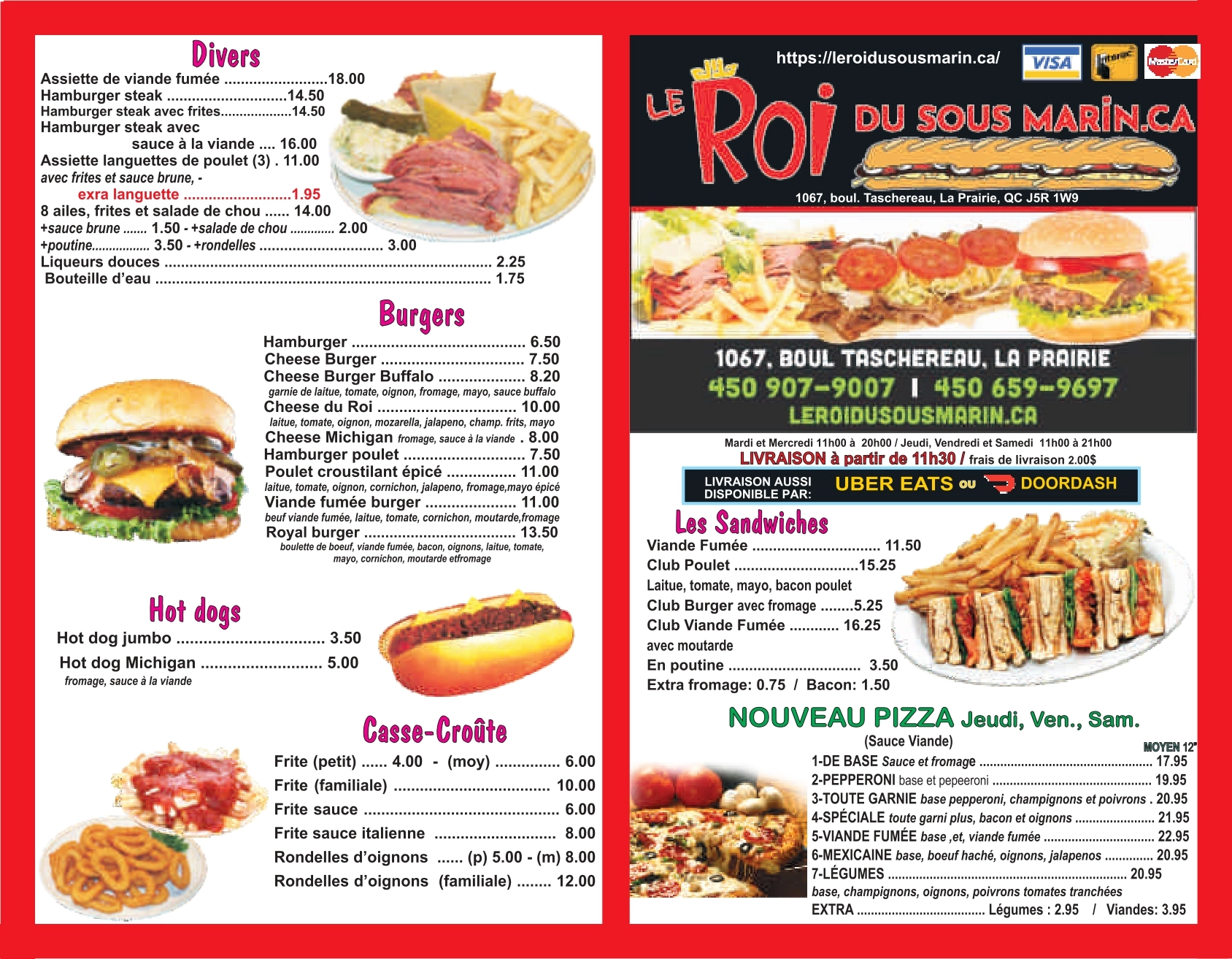 Le Roi Du Sous-Marin menu item 1
