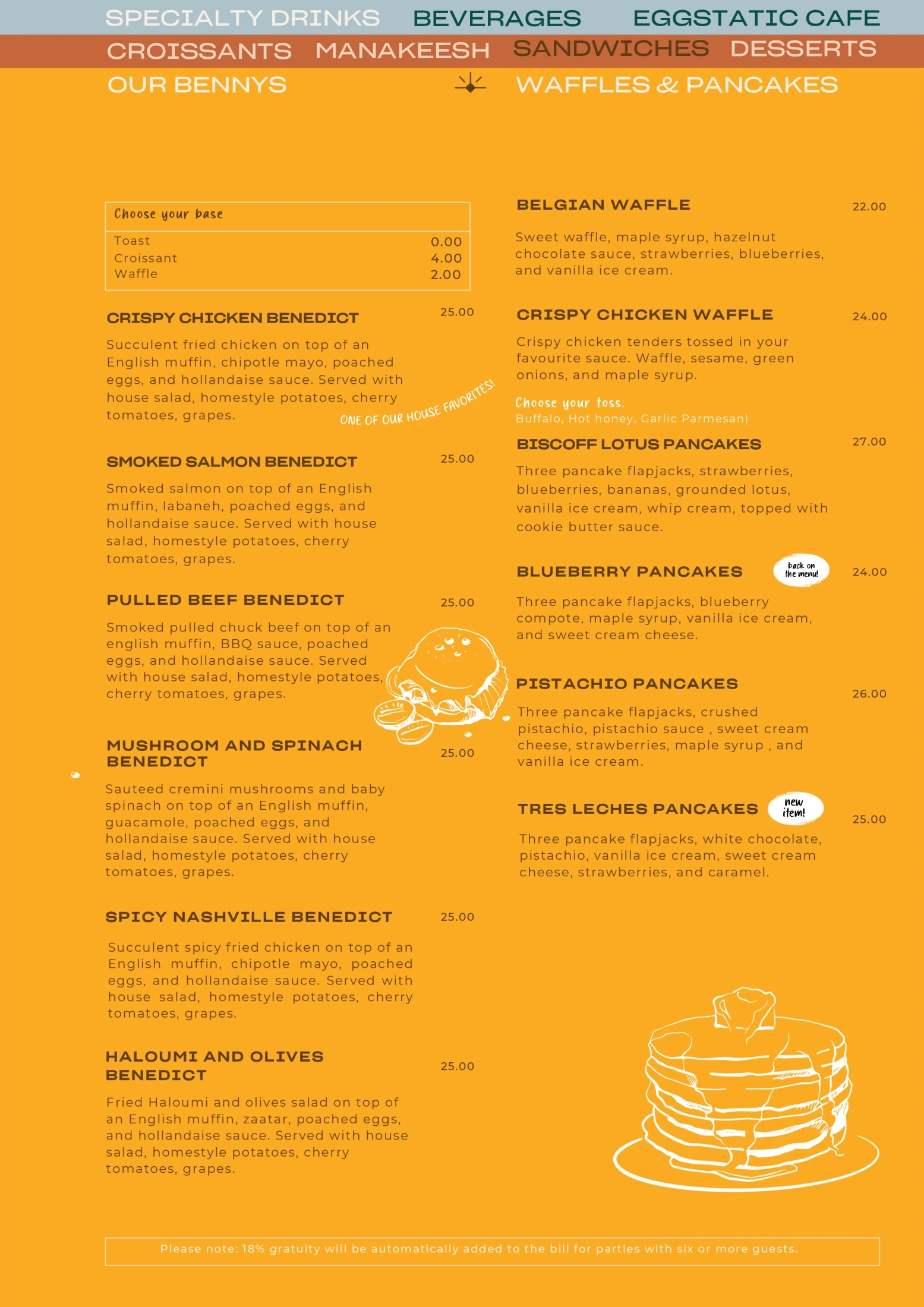 Eggstatic  menu item 1